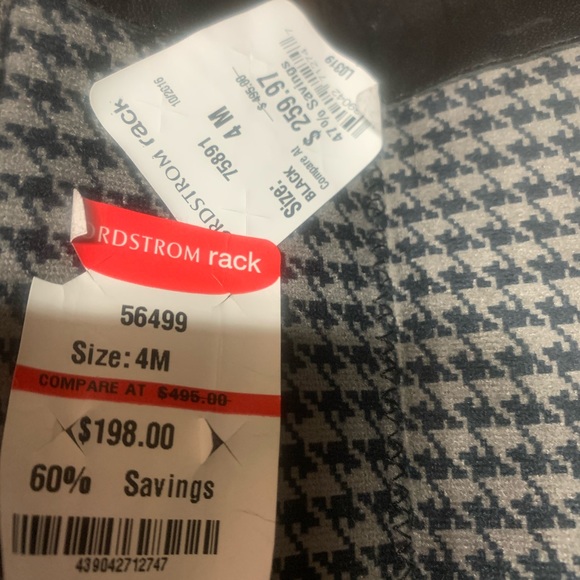 Black Italian Made leather boots size woman’s 4 - Picture 4 of 6